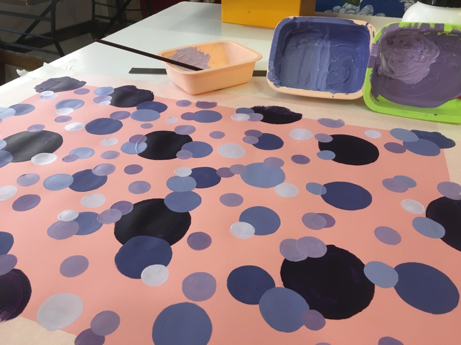 PEINTURE BULLES ATELIER PETULA GREEN