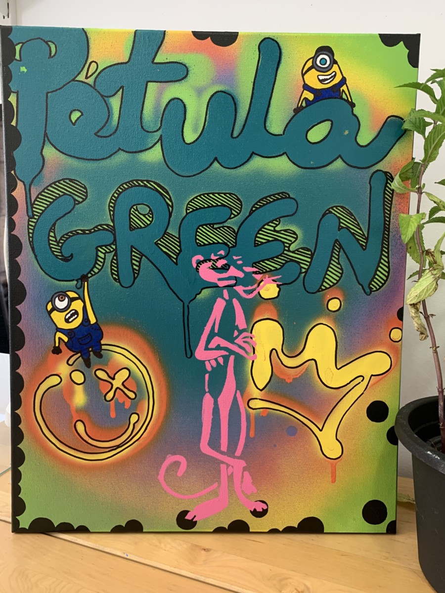 atelier graff sur toile