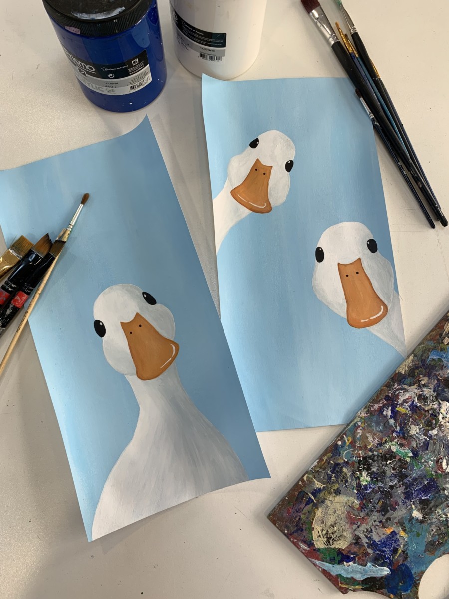 peinture canard
